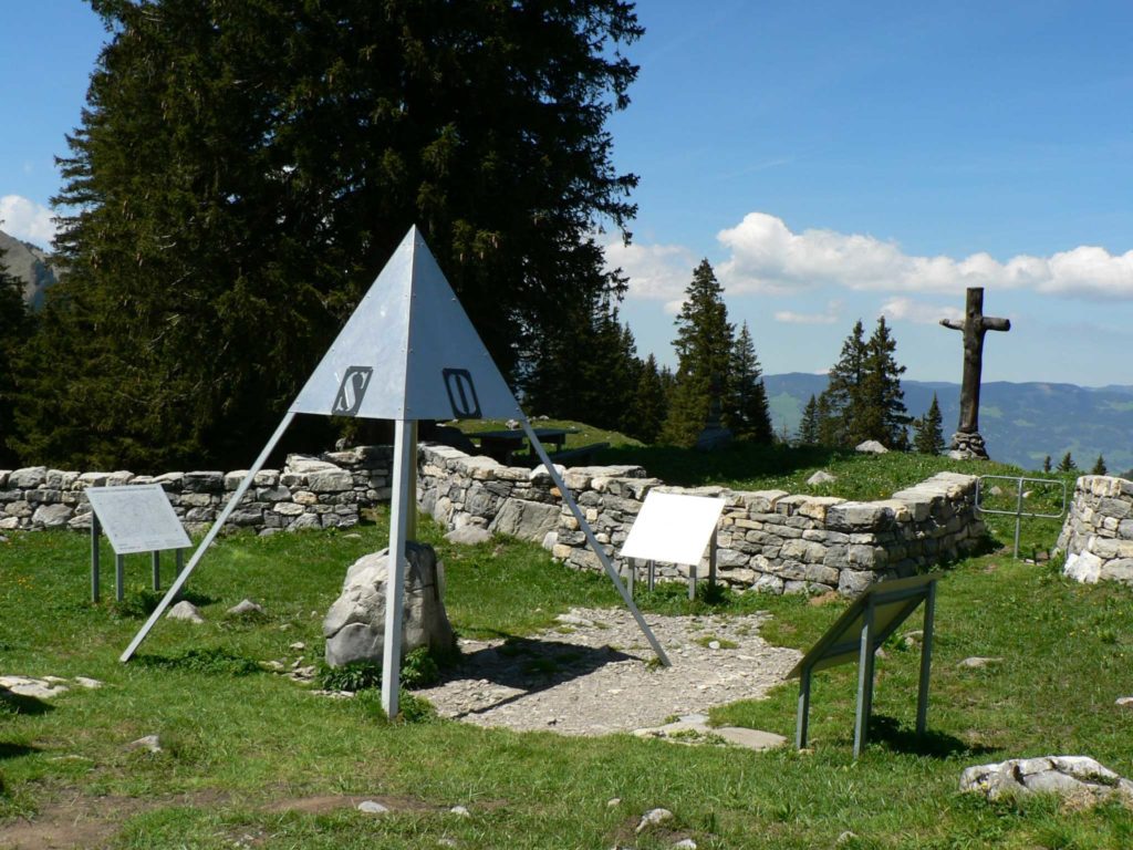 Äggialp – Mittelpunkt der Schweiz bei Kerns, Obwalden